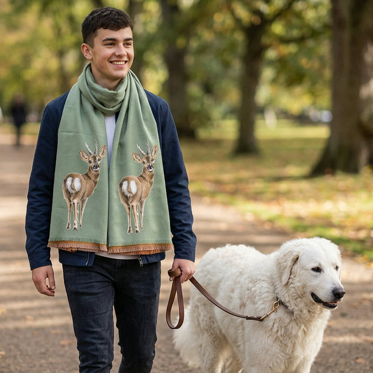 Winter Scarf - Deer - The Roe Deer