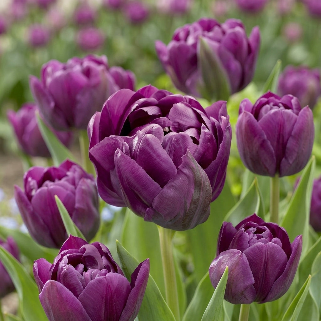 Tulip Double Late - Double Negrita - 12/+