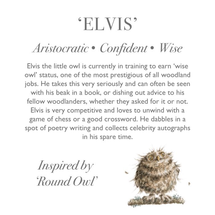 Elvis - Owl Plush