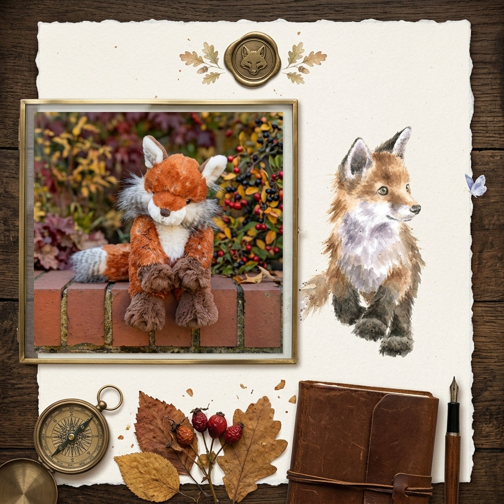 Herbst - Fuchs-Plüschtier