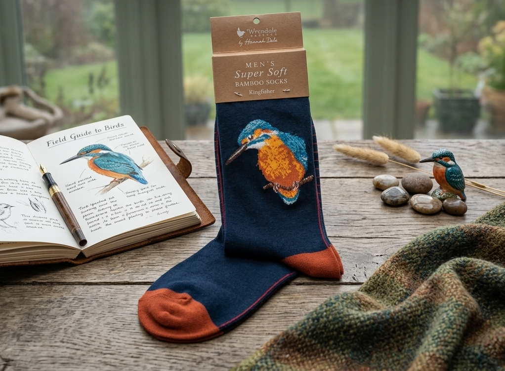 Men's Socks - Kingfisher - The Kingfisher
