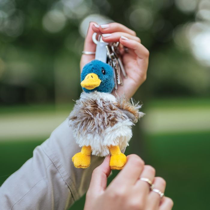Keyring - Webster - Duck Plush Character