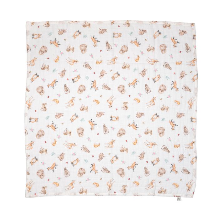 Little Forest - Woodland Animal Muslin Gift Set