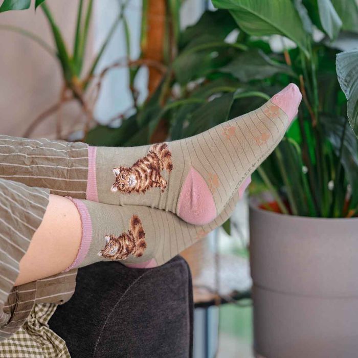 Women's Socks - Cat - Feline Fabulous