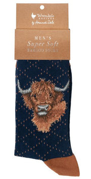 Men's Socks - Highland Cow - Highland Heathers