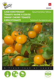 Patuljasti Cherry Rajčica  - Yellow Gourmandise - 10 Sjemenki
