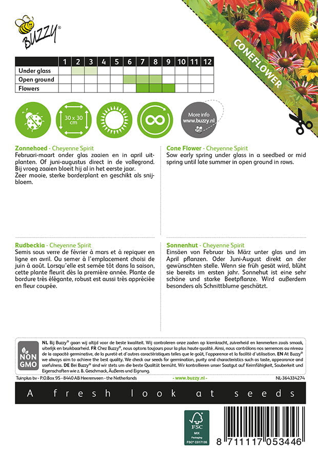 Ehinacea - Cheyenne Spirit - 10 Sjemenki