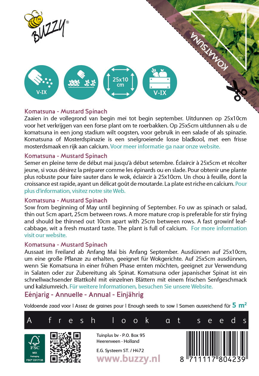 Komatsuna - Gorušičin špinat - 3g