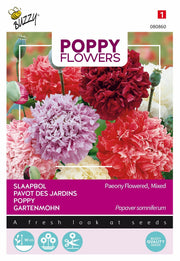 Poppy Flowers - Paeony Flowered - 1g