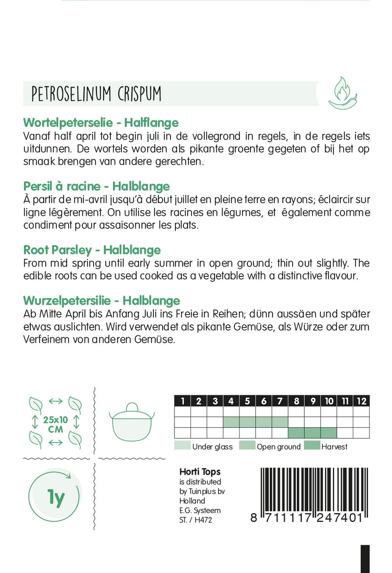 Parsley Root - Halflange - 3g
