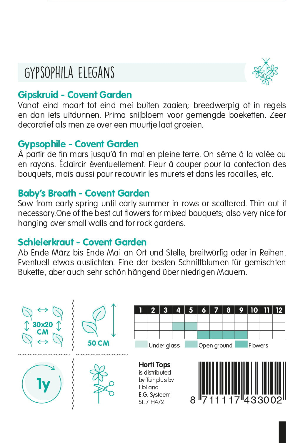 Baby's Breath - Covent Garden - 1,5g