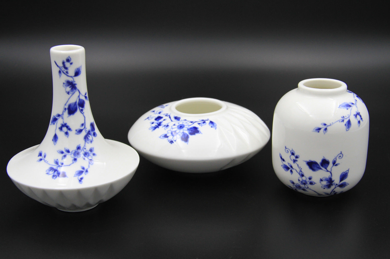 Blauw Vouw Vase 3-2