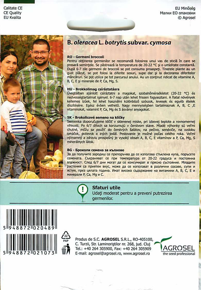 Klice brokule - 5g