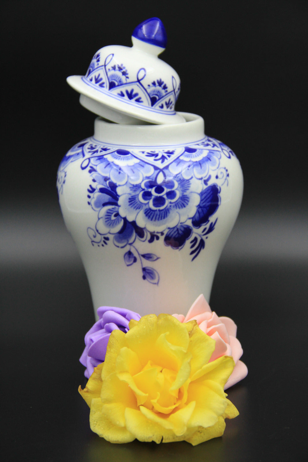 Vase with Lid Flower-3